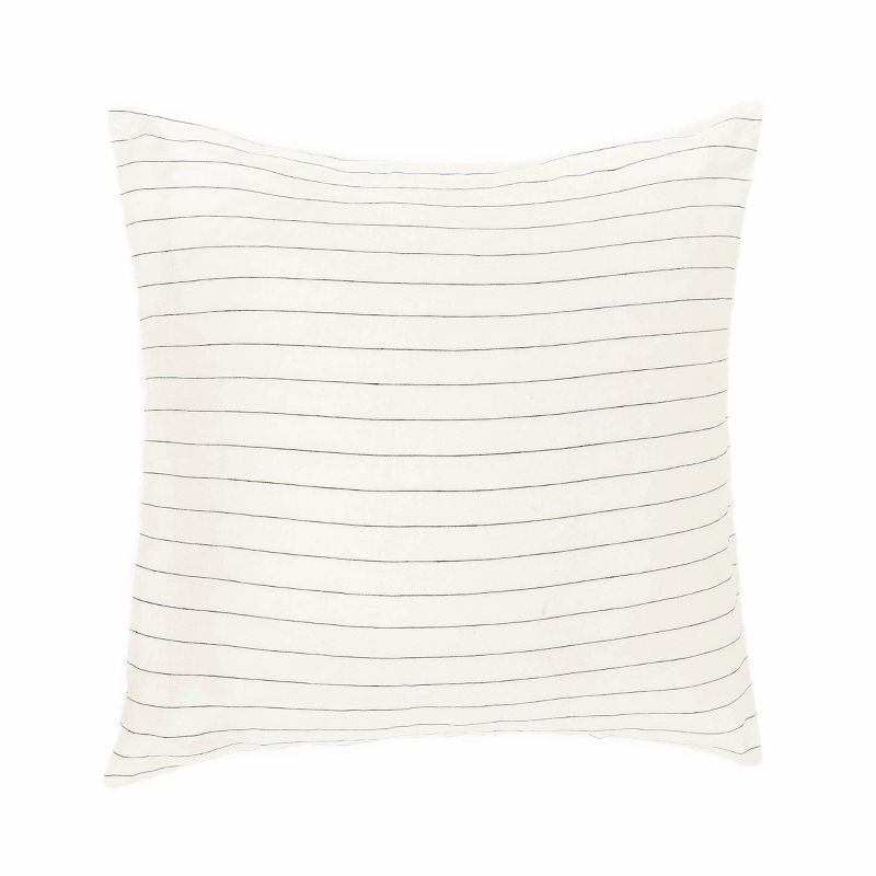 26" x 26" Euro French Linen Throw Pillow with Removable Sham | BOKSER HOME, 1 of 9