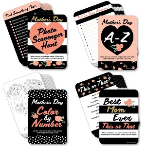 Big Dot of Happiness Best Mom Ever - 4 Mother's Day Party Games - 10 Cards Each - Gamerific Bundle - 1 of 4
