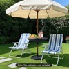 Tangkula Outdoor Umbrella Table Tray Fit 1.5"/1.34"/1.26" Umbrella Poles for Backyard - 3 of 4