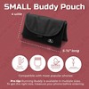 Running Buddy Magnetic Running Fanny Pack for Men & Women | Hiking, Running Waist Pack Small 5-7/8 in x 4 in, Black - 3 of 4