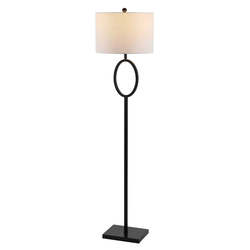 61&#34; Metal Modern Contemporary Floor Lamp (Includes LED Light Bulb) Oil Rubbed Bronze - Jonathan Y, 4 of 6