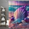 Paaaawaters 1PC Nautical Ocean Bathroom Set: Water-Resistant Curtain with Hooks, Effortless Style & Maintenance - 4 of 4