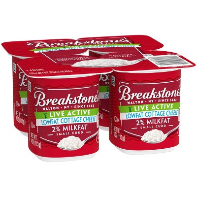 Breakstone's Live Active Low Fat Cottage Cheese - 16oz/4ct