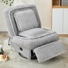 TiramisuBest Black Fax Leather Push Back Chair with Black for Recliners & Massage Chairs - 4 of 4