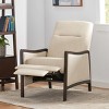 Upholstered Push-Back Recliner Chair,Modern Accent Chair with Birch Wood Frame for Bedroom or Office-Masion Boucle - 2 of 4