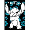 Boy's Lilo & Stitch Grumpy Blue Flowers T-Shirt - 2 of 4