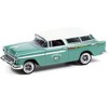 1955 Chevrolet Nomad Green with White Top "Holley Speed Shop" "Estate Wagons" Series 7 1/64 Diecast Model Car by Greenlight - image 2 of 3