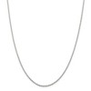 Black Bow Jewelry 2mm Sterling Silver Classic Solid Cable Chain Necklace - 3 of 4