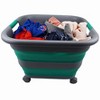 SAMMART 39L (10.3 Gallons) Collapsible Plastic Laundry Basket with Wheels - 4 of 4