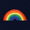Dalix Rainbow Embroidered Zip Hoodie Fleece Long Sleeve Pocket Warm Soft Mens - 2 of 4