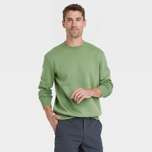 Men's Regular Fit Crewneck Pullover Sweatshirt - Goodfellow & Co