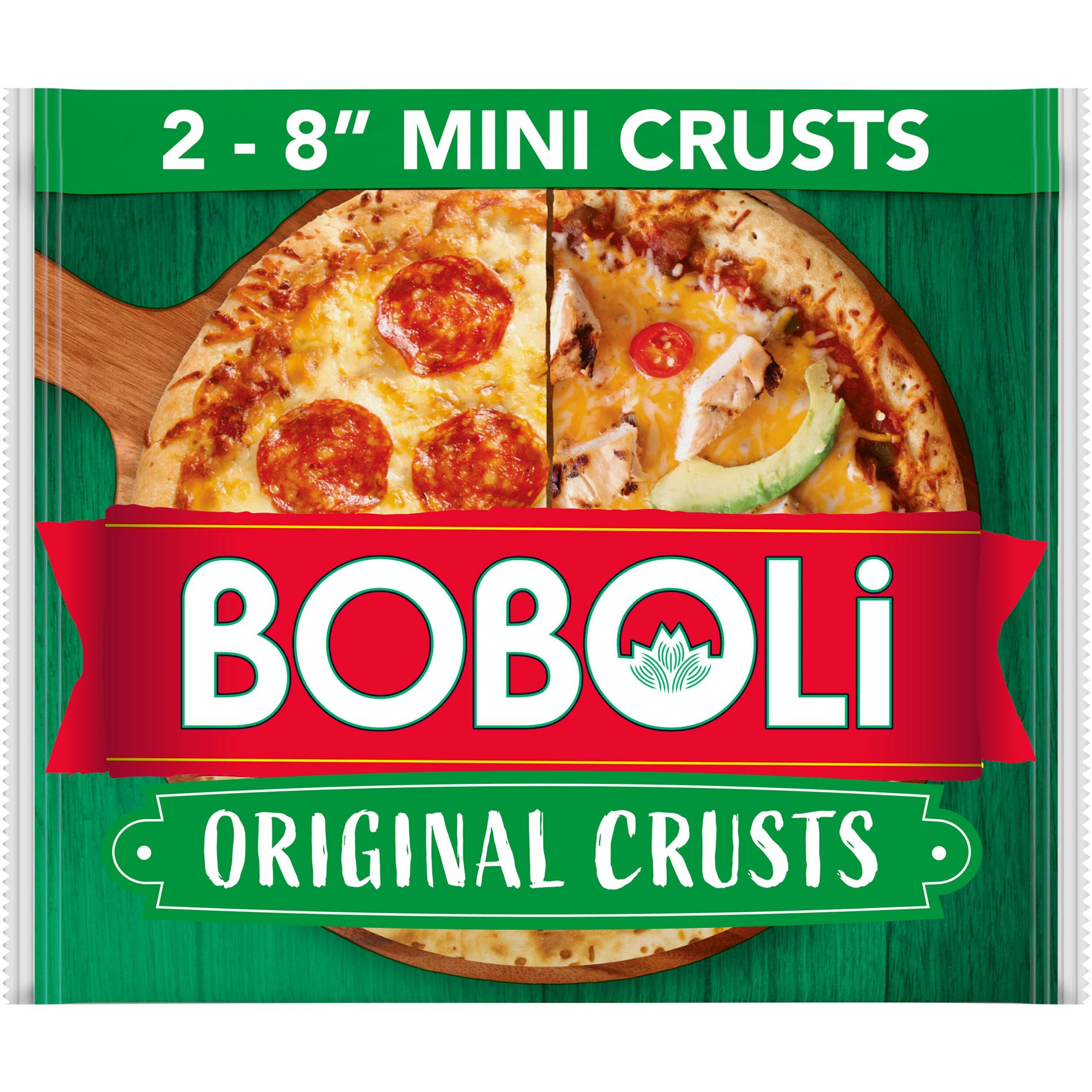 Boboli 8" Mini Original Pizza Crust - 9oz/2ct