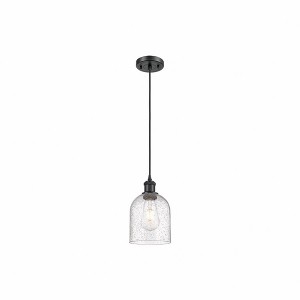 Bella - 1 Light Cord Hung Mini Pendant In Industrial Style-9.5 Inches Tall and 5.5 Inches Wide - 1 of 1