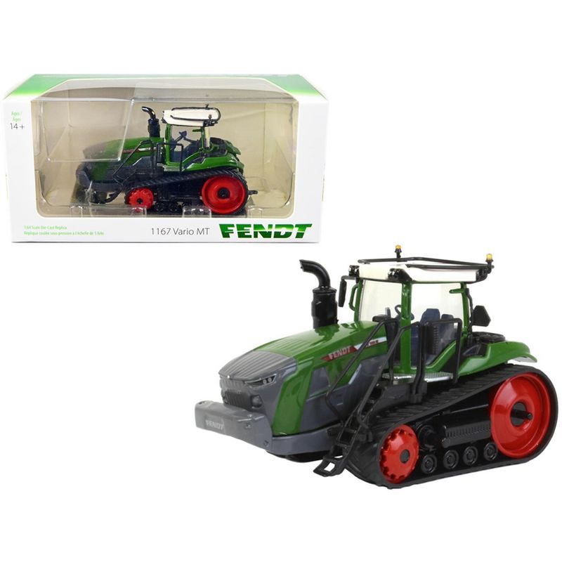 Fendt 1167 Vario MT Track Type Tractor Green with White Top 1/64 Diecast Model by SpecCast, 1 of 5