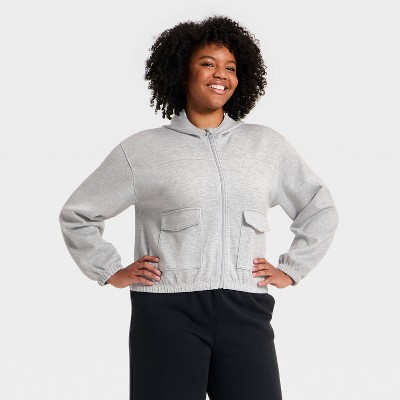 Women's Airy Sleek Full Zip Scuba Hooded Jacket - All in Motion