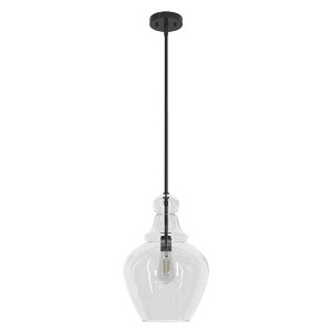Hunter Fans Maple Park 1 - Light Pendant in  Noble Bronze - 1 of 1