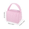 Unique Bargains Women's Durable Heart Makeup Bag 1 Pc - 2 of 3