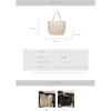 FATMOON Canvas Tote Bag with 3External Pockets, Multi-pockets Shoulder Bags for Women, Top Zipper Closure, Daily Handbag with Liner - 3 of 4
