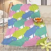 BAFODE Printed Flannel Blanket-Soft, Warm, Lightweight for Couch,Office, Bed, Camping, Travel-Multi-Purpose Gift for All Seasons with Versatile Design - 3 of 4