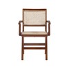 Meridian Furniture,Preston Wood Dining Arm Chair, Set of 2 - 3 of 4