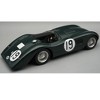 Jaguar C-Type Longtail #19 "24 Hours of Le Mans" (1952) "Mythos Series" with Display Case 1/18 Model Car by Tecnomodel - 2 of 3