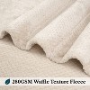 PAVILIA Soft Waffle Blanket Throw for Sofa Bed, Lightweight Plush Warm Blanket for Couch - 4 of 4