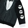 Seven Times Six Nightmare Before Christmas Hoodie Boys' Jack Skellington Zip Up Sweatshirt Black - 2 of 4