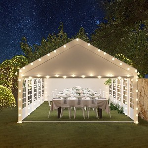 Outdoor Gazebo Tent for Events , Removable Sidewalls, 3 Storage Bags, Waterproof, Easy Setup, Ideal for Backyard Parties, Weddings - 1 of 4