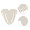 Unique Bargains Heart-shaped Hair Comb 1 Pc - 2 of 4
