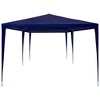 vidaXL Party Tent Blue PE roof, steel frame Large Collapsible - 3 of 4