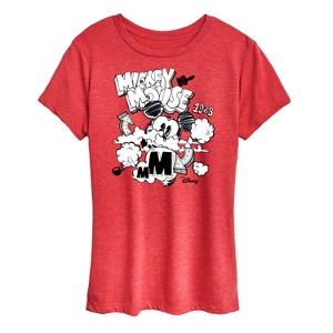 Women's - Disney - Mickey Mouse Short Sleeve Graphic T-Shirt - 1 of 4
