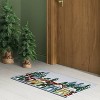 20"x34" Winter Snowy Houses Memory Foam Rug Blue - Room Essentials™ - 2 of 4