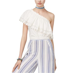 American Rag Womens Crochet Ruffle Kimono Top Blouse - 1 of 1