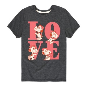 Boys' - Peanuts - Belle Love Short Sleeve Graphic T-Shirt - 1 of 4