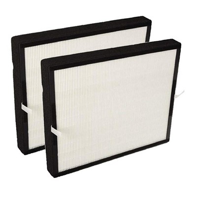 Nispira True HEPA Activated Carbon Air Filter Replacement Set Compatible with Air Purifier A350 A375. Compared to Part BF25A 2 Packs