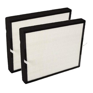 Nispira True HEPA Activated Carbon Air Filter Replacement Set Compatible with Air Purifier A350 A375. Compared to Part BF25A 2 Packs - 1 of 4