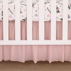 NoJo Disney Minnie Mouse My Happy Place Pink, Black, Gray, and White 100% Cotton Nursery Fitted Crib Sheet - 3 of 4