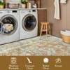 Washable Rugs for Living Room, Machine Washable Area Rugs Vintage Carpet Low Pile Stain-Resistant Mat for Bedroom - 4 of 4