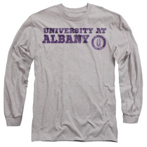 Men's University At Albany Block Text Long Sleeve T-Shirt - 1 of 4