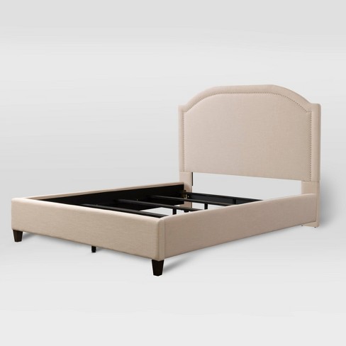 Florence Fabric Bed Frame Corliving, Material Bed Frames