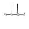Elegant Lighting Lyra 30 inch Pendant Light in Black - 3 of 4