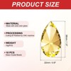 Unique Bargains DIY Hanging Ornament K9 Crystal Pendant Teardrop beads 10 Pcs - 2 of 4