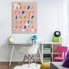 Stupell Industries Alphabet with Florals Canvas Wall Art - 2 of 4