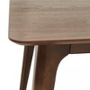 Lirago Rectangular Dining Table with Solid Wood Legs  29.5"H x 29.5"D x 47.2"W Walnut - 4 of 4