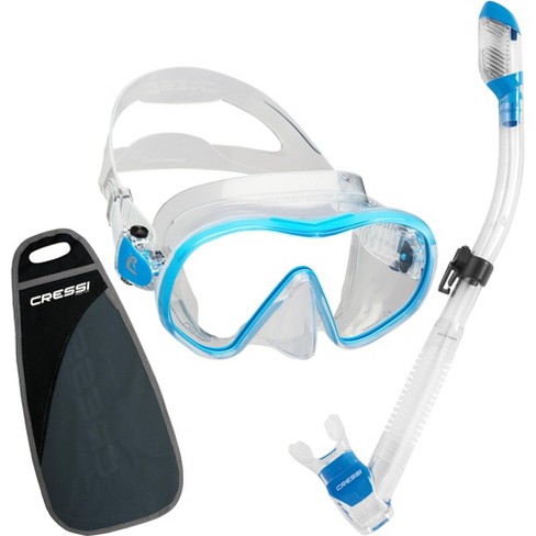 Cressi Single Lens Frameless Scuba Mask for Good Visibility - F-Dual:  Designed in Italy