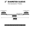 COZONY 7FT Barbell, 2" Straight Bar, 1500LB Capacity Powerlifting & Weightlifting Bar - 2 of 4