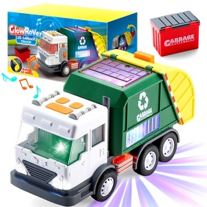 Joyfy Garbage Truck Toy Set , Dumpster Toy Truck, Toy Trash Truck, Automatic Bump & Go Car Birthday Gifts for Boys Aged 2 3 4 5 6 - 1 of 4