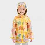 Toddler Girls' Printed Clear Rain Jacket - Cat & Jack™