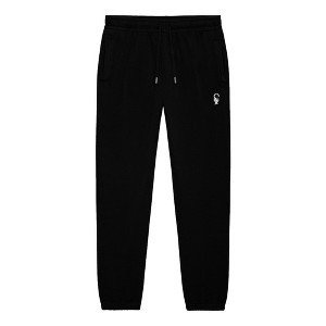 Dalix Astronaut Embroidery Heavy Weight Fleece Sweatpants Soft Lounge Pant Drawstring Waistband Pockets Mens - 1 of 4