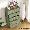 GAOMON 5 Drawer Fluted Dresser for Bedroom,47.9''Tall Wooden Chest of Drawers for Living Room,Hallway,Entryway - 2 of 4